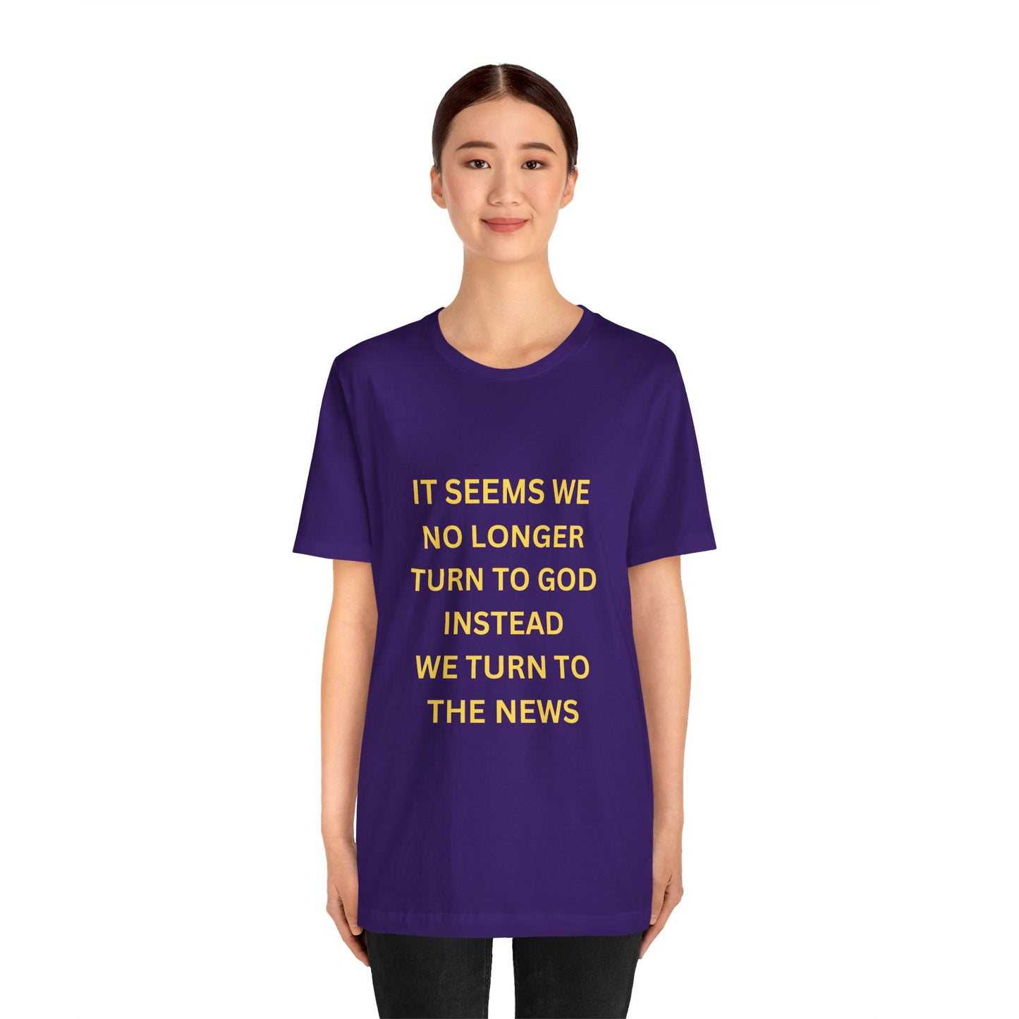Unisex Jersey Short Sleeve Turn To God