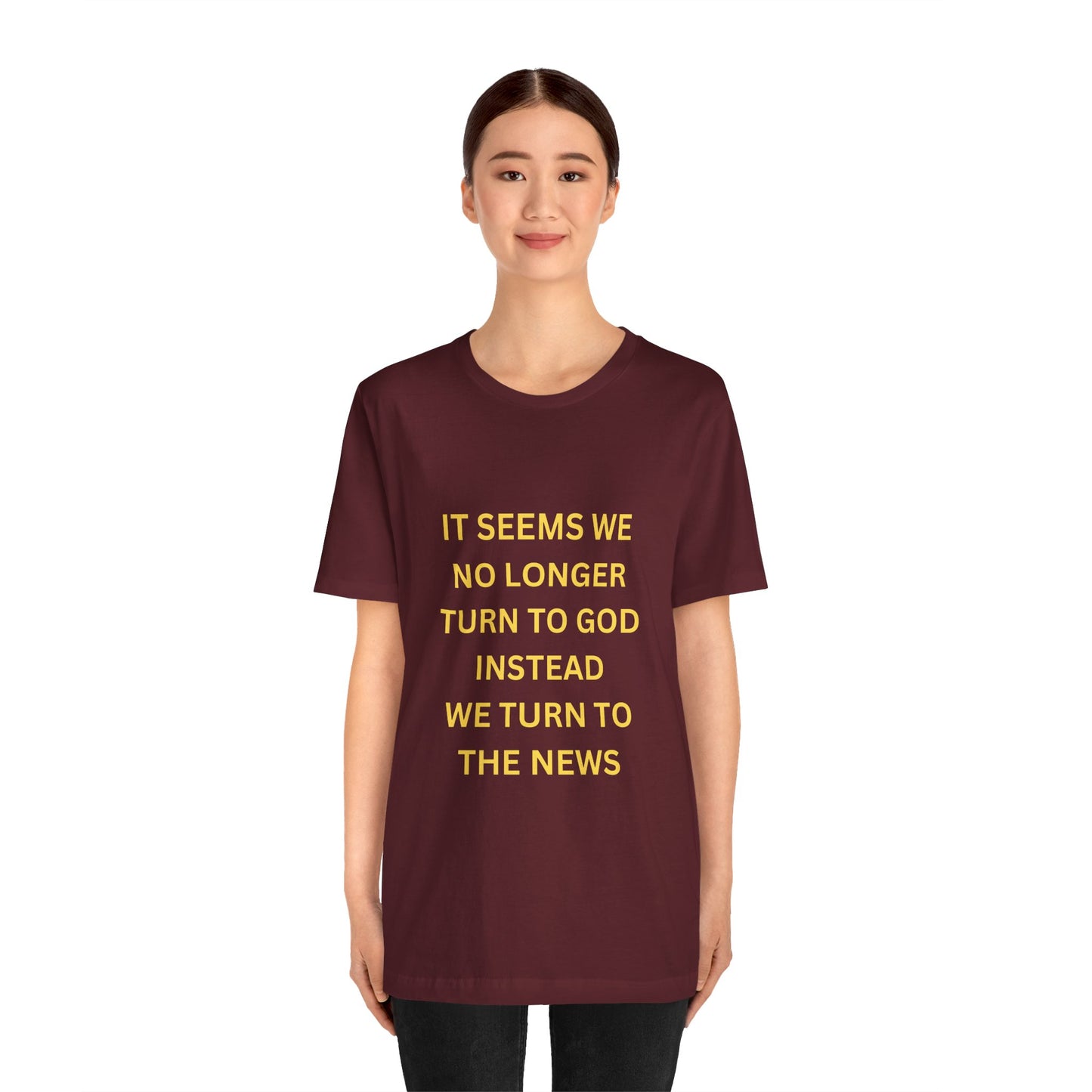 Unisex Jersey Short Sleeve Turn To God