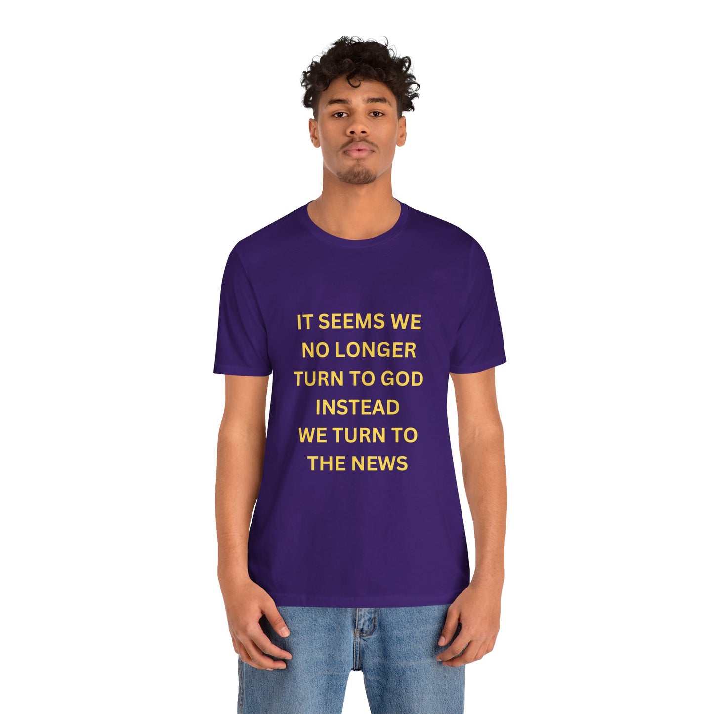 Unisex Jersey Short Sleeve Turn To God