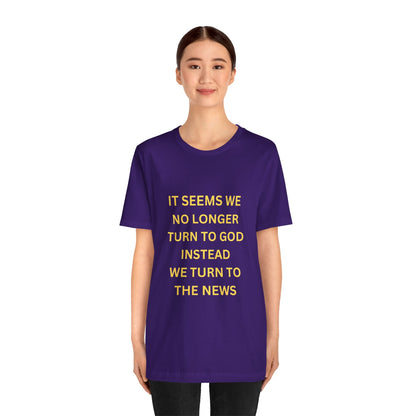 Unisex Jersey Short Sleeve Turn To God
