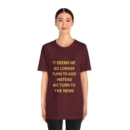 Unisex Jersey Short Sleeve Turn To God