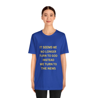 Unisex Jersey Short Sleeve Turn To God