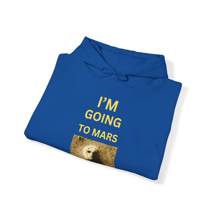 I'm Going To Mars - Face on Mars Unisex Heavy Blend™ Hooded Sweatshirt