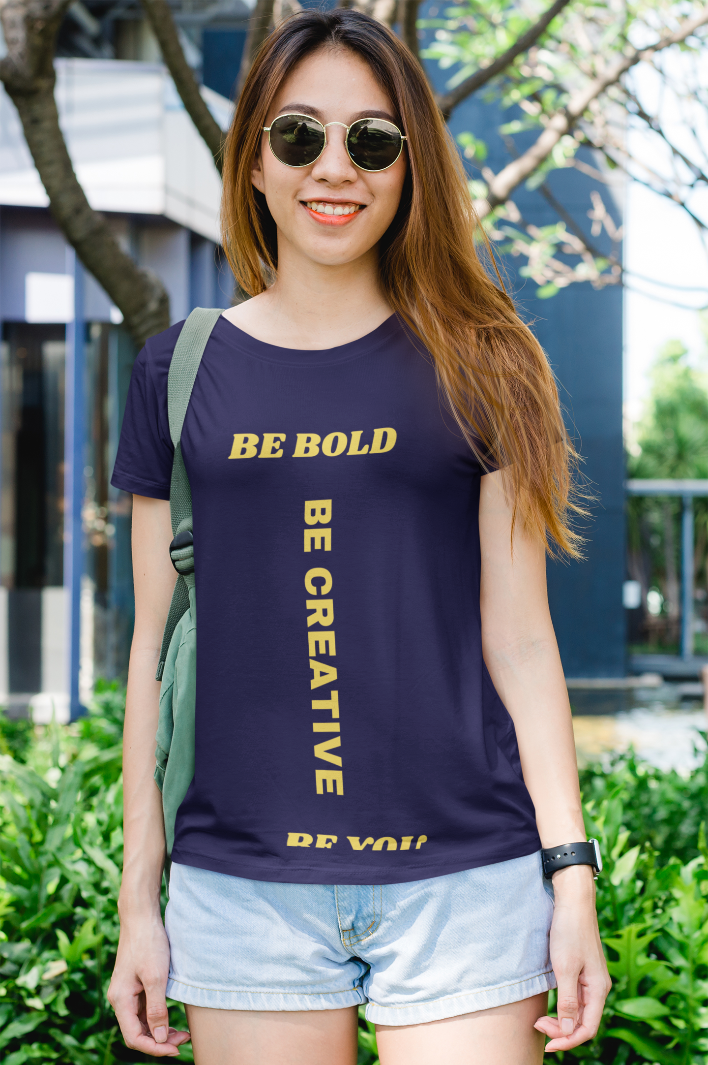 Expressive T-Shirt for Women-Be Bold